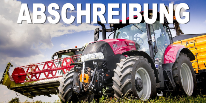 Tractor in a field